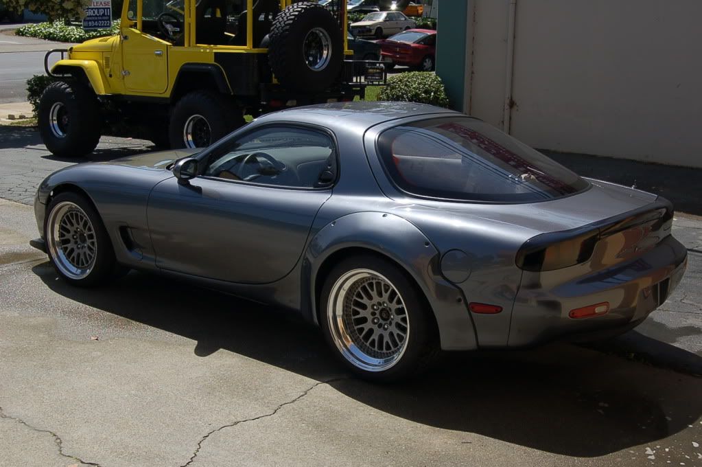 1993 FD race car roller Pettit rear flares, clean title, gutted 4000